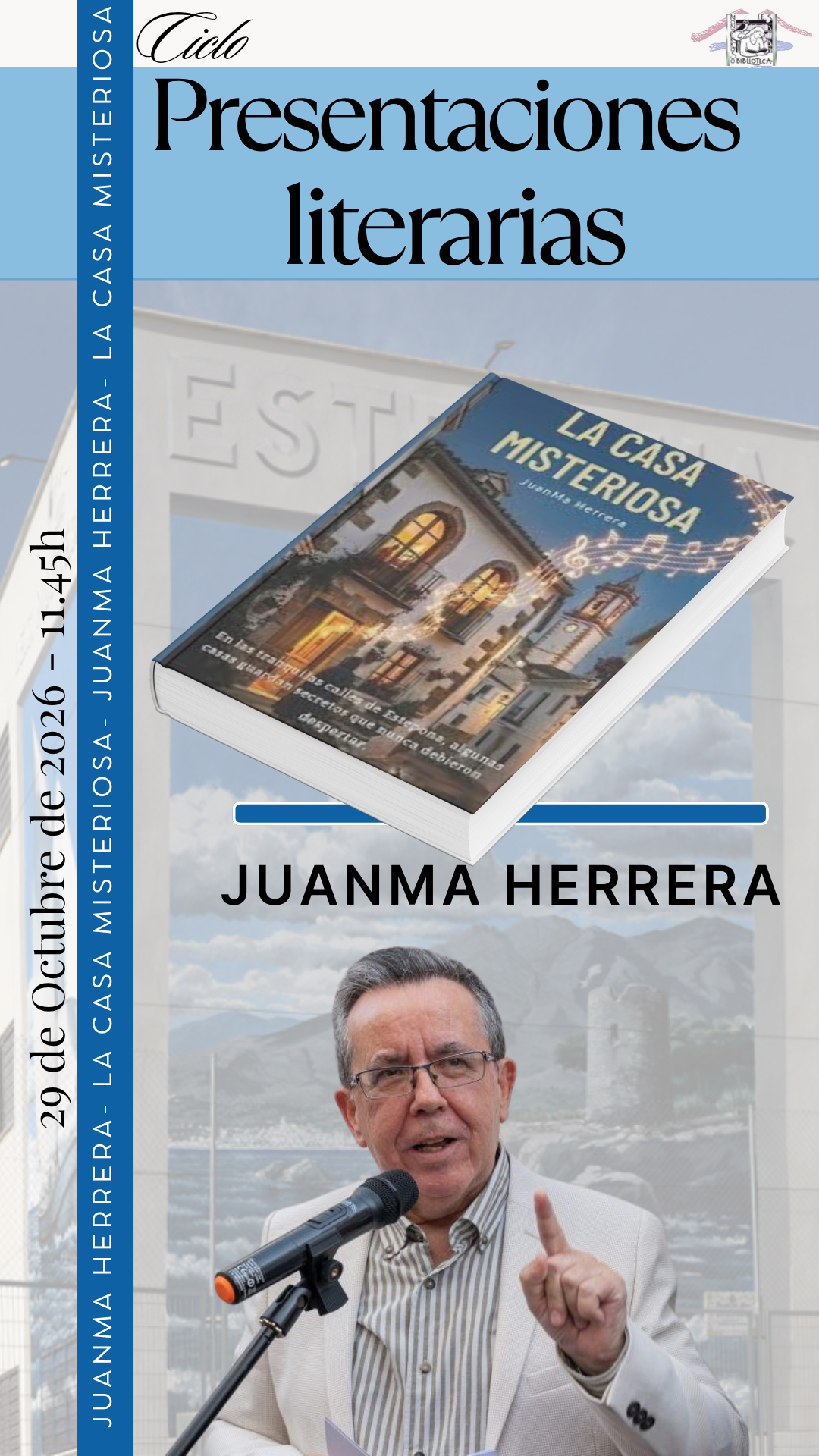 Inicio del ciclo “presentaciones literarias”